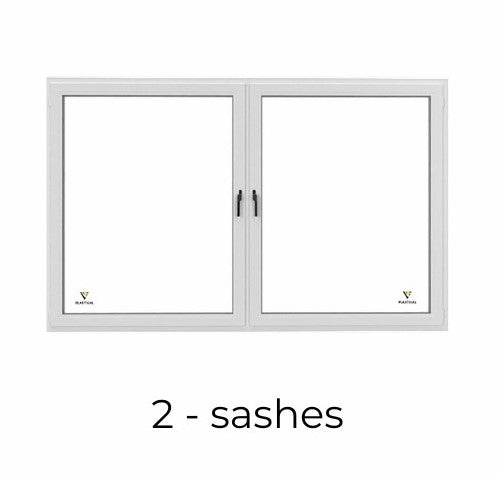 72 in X 48 in. uPVC-Triple Pane, Tilt & Turn, LowE-Glass +Screens +Nail Flange. Double Sash, New Construction or Replacement. Left/Right Handed, White or Black