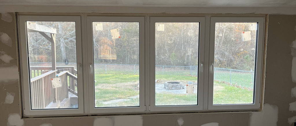 144 in X 48 in. uPVC-Triple Pane, Tilt & Turn, LowE-Glass +Screens +Nail Flange. QUAD Sash, New Construction or Replacement. Left/Right Handed, White or Black