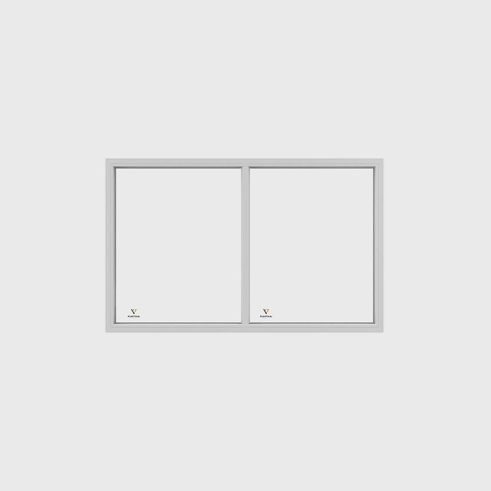 72 in X 48 in. uPVC-Triple Pane, Tilt & Turn, LowE-Glass +Screens +Nail Flange. Double Sash, New Construction or Replacement. Left/Right Handed, White or Black